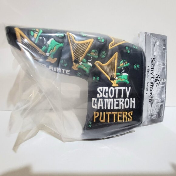 SCOTTY CAMERON 2024 ST PATRICK’S DAY HEADCOVER DUELING HARPS NWT - Picture 3 of 8